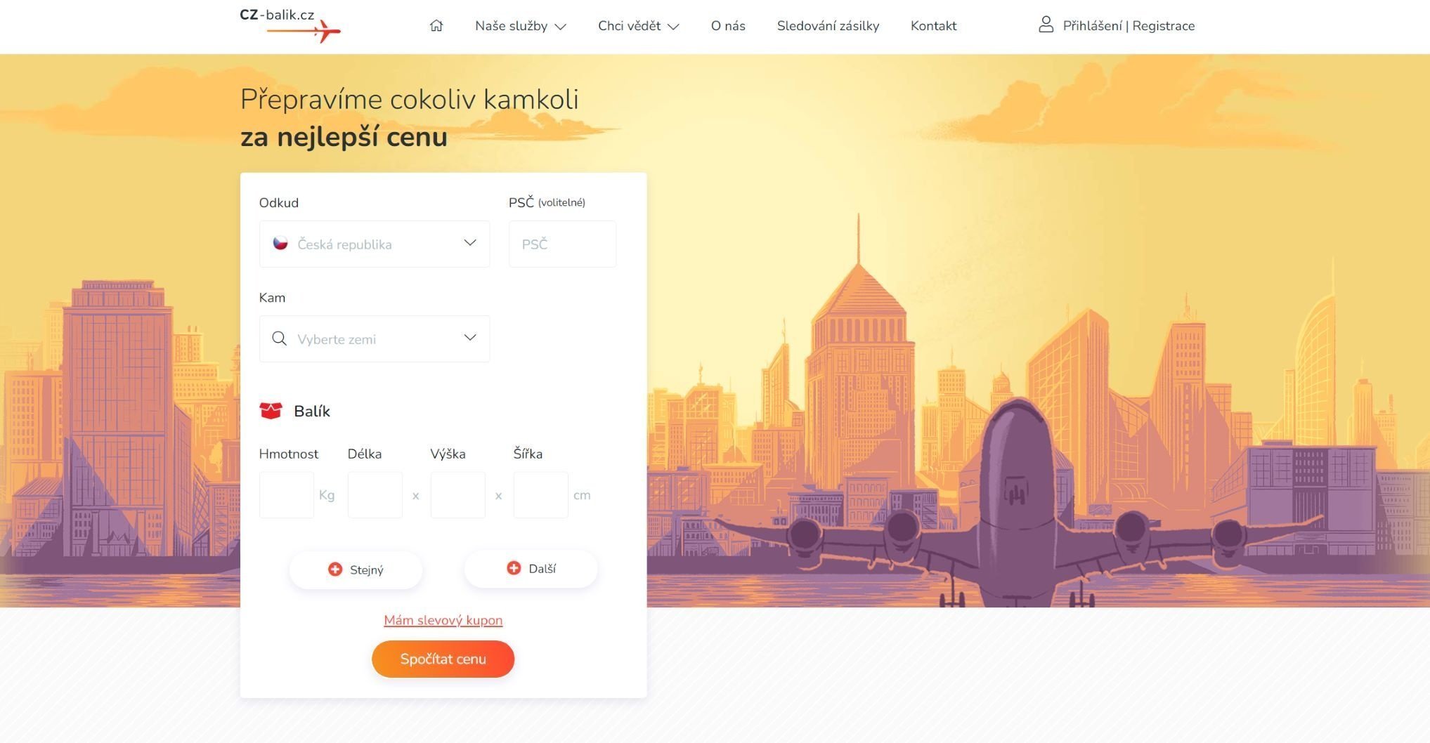 Balíky z Česka do světa